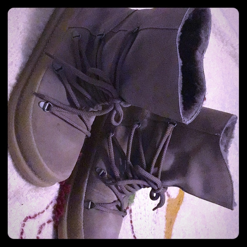 NWT Birkenstock Masi Suede Lace Up Boots